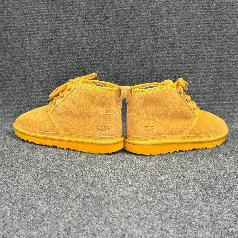 UGG Neumel II Boots Youth 4 Gold Yellow Suede Shearling Winter Chukka Snow Shoes